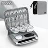 Boona Multifunctional Plus Clapboard Storage Protection Bag Suitable for Data Cable U Disk Charger IPad Mini Tablet
