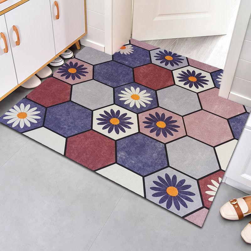 3D китайский коврик для пола, коврик для двери, для дома, спальни, гостиной, ванной комнаты, нескользящий, впитывающий, пригодный для машинной стирки, коврик