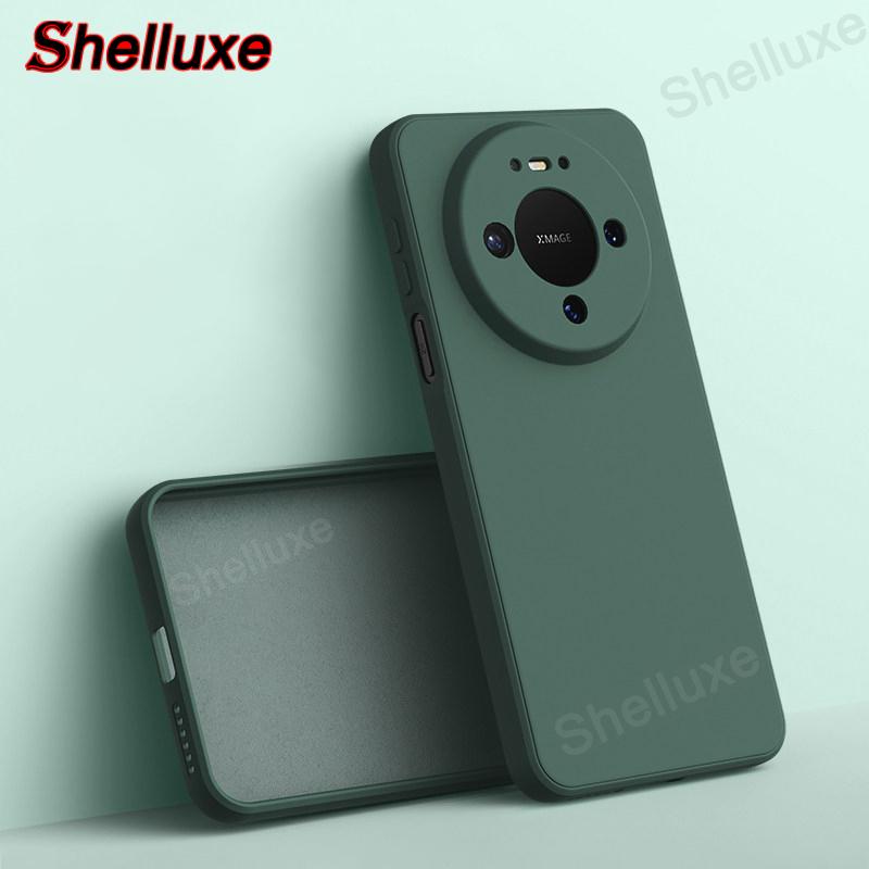 Shelluxe Square Original Liquid Silicone Case For Huawei Mate 80 70 Pro Max Mate80 Pro+ Mate70 Air Global Silky Feel Phone Cover