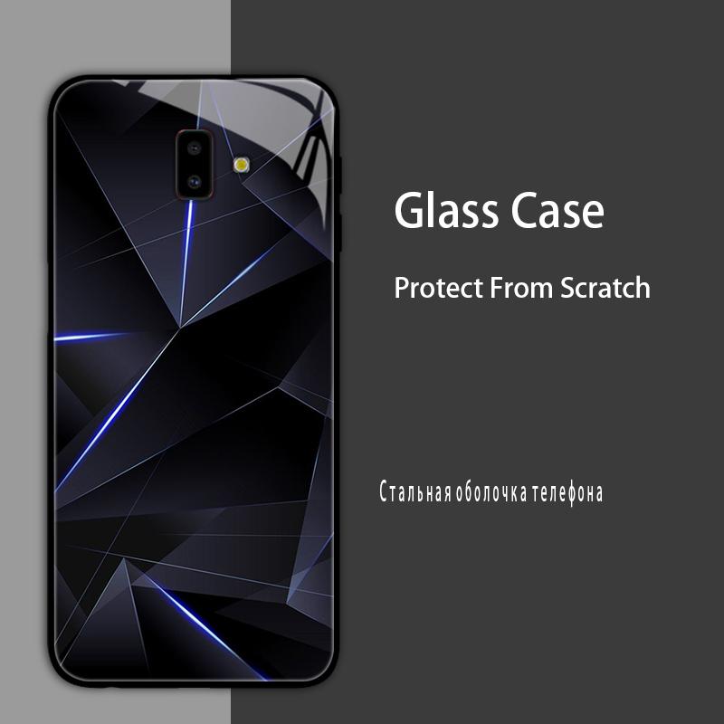 Для Samsung J6 J6+ 2018 Чехол Защитный Чехол из Закаленного Стекла Жесткий Ударопрочный Чехол Бампер Для Samsung J4 Plus j7 2017 Защитный Чехол