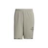 Verbiage Shorts With Logo Men Shorts Pebble Silver-Gray IP3933