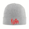 Korn Рок-группа Вязаная шапка с отворотом Шапки-черепа Для мужчин Женщин Зимние шапки-черепа Вязаная шапка