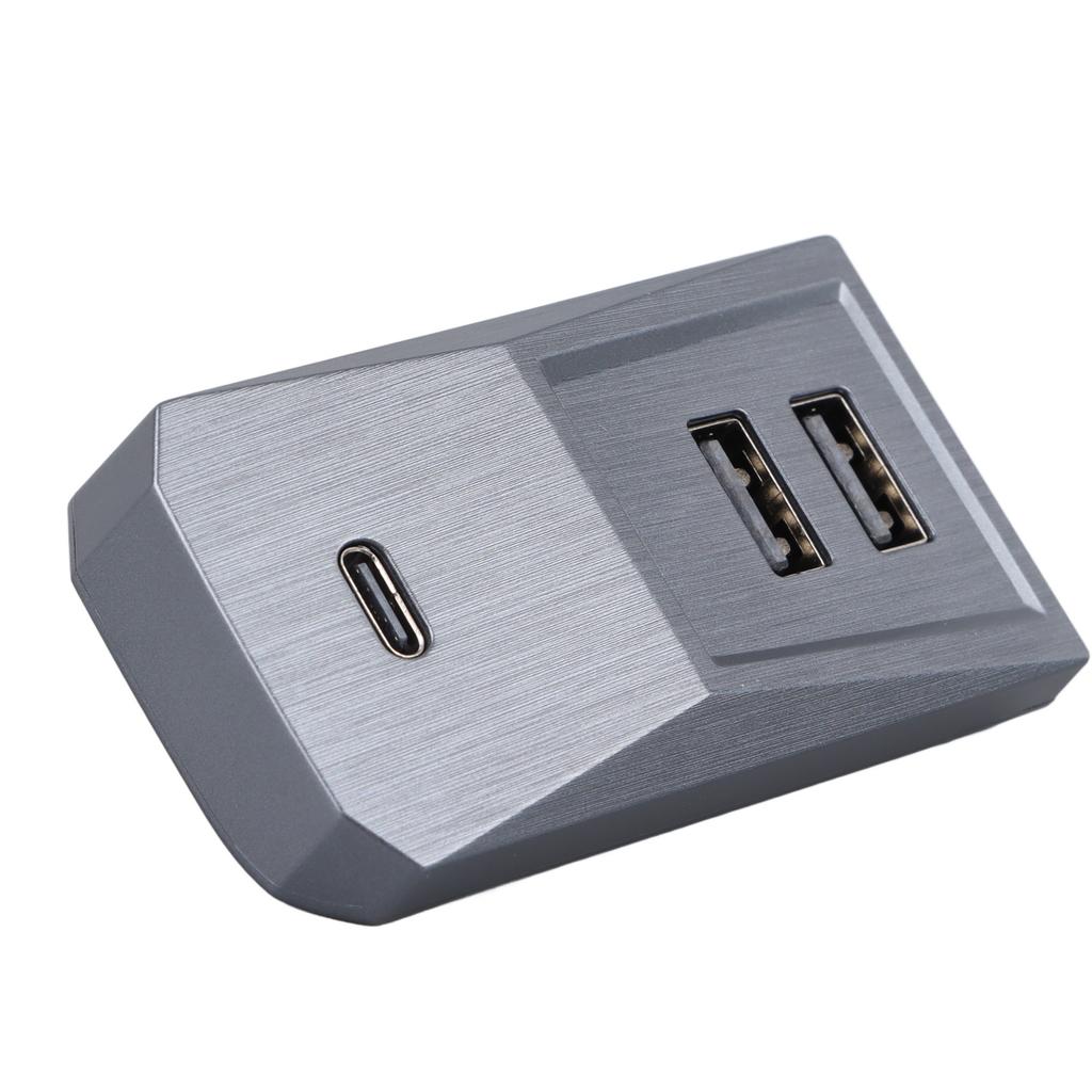 Glove Box USB Hub Multiport Stable Transmission Convenient Car Docking Station Replacement for Tesla Model 3 Y