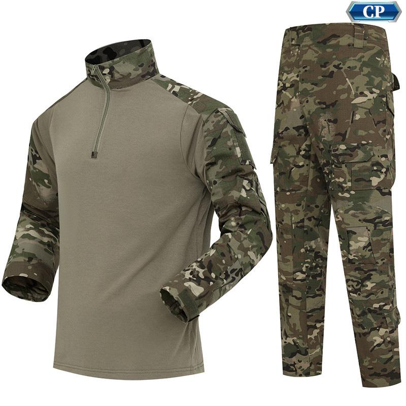 G2 Camouflage Frog Suit: Quick-Dry Tactical Top & Pants Set for Outdoor Military Training