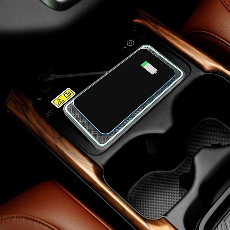 Резиновая подставка для автомобильного беспроводного зарядного устройства для быстрой зарядки 2-в-1, нескользящая, отдельный дизайн, совместимый для