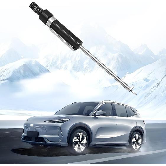 Car Brake Pad Measuring Tool, 1.5mm-11mm Thickness Base Plate Vehicle Brake Pad Gauge with Scale, Auto Shoe Tester Detection Pen for External
