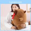 Stretchable Sugared Capybara Gourd Plush Toy Cute Fabric Doll Animal Birthday