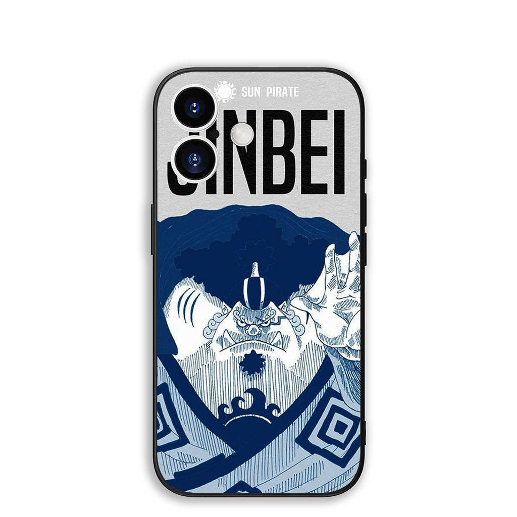for Apple iPhone 17 16 Plus 13 12 Pro Max Mini X XR Xs ProMax 16E 15+ 17+ Air Phone Case Jinbe One Pieces Luffy Roronoa Zoro