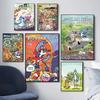R-Regular Cartoon Show Movie Sticky Posters Fancy Wall Sticker для украшения бара в гостиной, винтажная декоративная живопись
