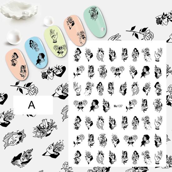 Наклейка для маникюра, многофункциональная экологически чистая уникальная отличная сексуальная наклейка для ногтей для девочек, аксессуары для рукоделия «сделай сам» для студентов