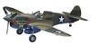 Hasegawa 1/32 P-40E Warhawk Texas Longhorn с фигуркой пилота, подвесным баком и 500-фунтовой бомбой