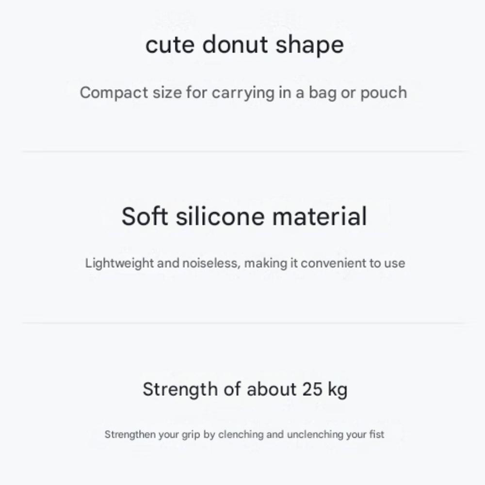 Donut-Shaped Silicone Gripper (Soft) 25kg