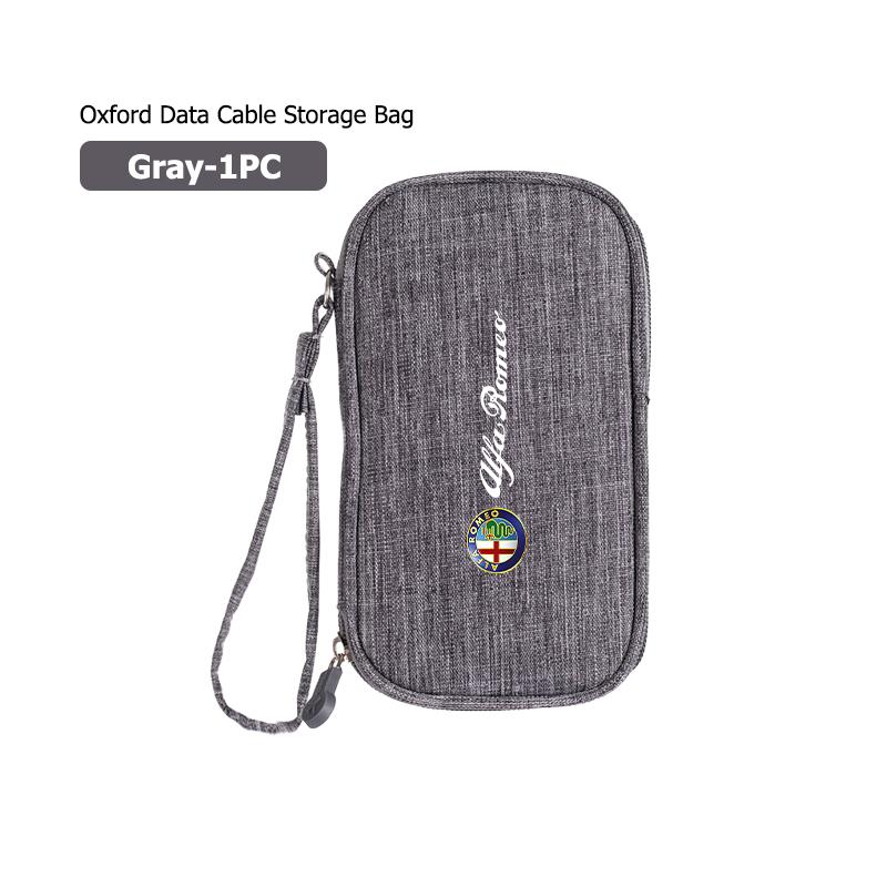 Headphone Data Cable USB Storage Bag Charger Power Bank Box For Alfa Romeo Giulietta GT 159 147 156 Mito Brera Giulia Spider F1SA0