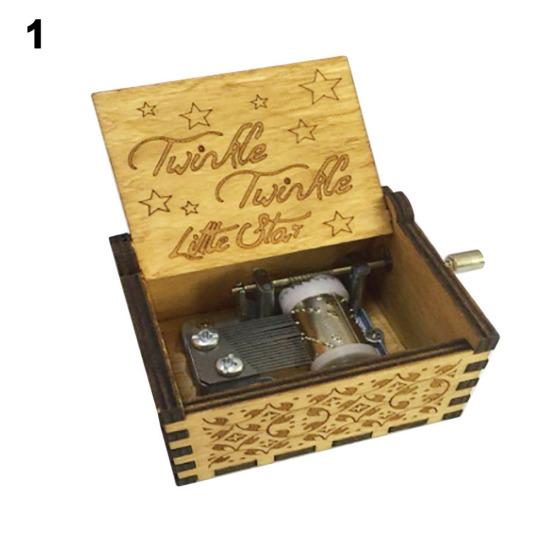 Винтажная музыкальная шкатулка из березовой фанеры, детская музыкальная коллекция, подарок на день рождения