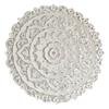 Wall Decoration DKD Home Decor White Mandala MDF Wood (90 X 2 X 90 Cm)