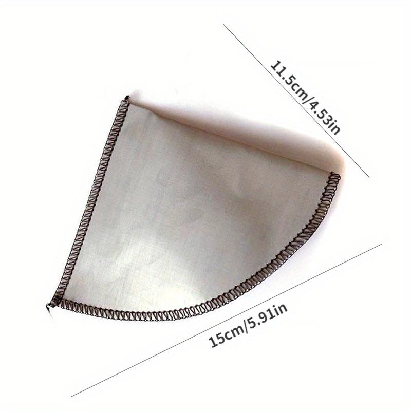 Многоразовый фильтр для кофе с мелкой сеткой из нержавеющей стали, универсальный фильтр для кофе с капельным конусом, безбумажный