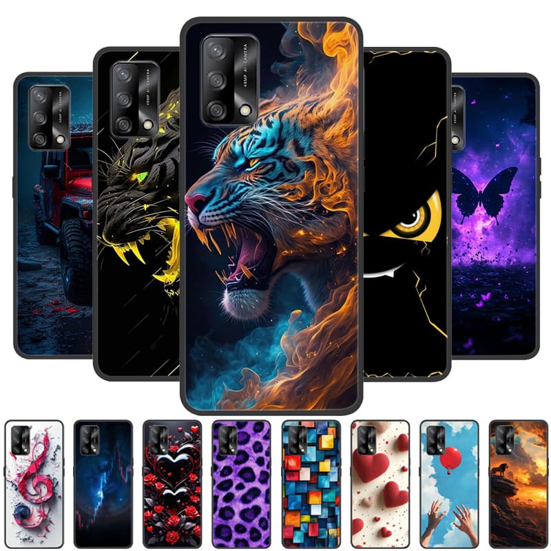 For Oppo A74 4G Case CHP2219 Funda Soft Silicone Cartoon Phone Case For Oppo A74 5G OppoA74 A 74 Cover Fundas Bumper Coque Capas