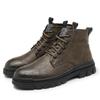 High-Top Tooling Shoes Classic Boots Male Outdoor Desert Boots Fashion Men Footwear All-match Men Fashion Ankle Leather Boots