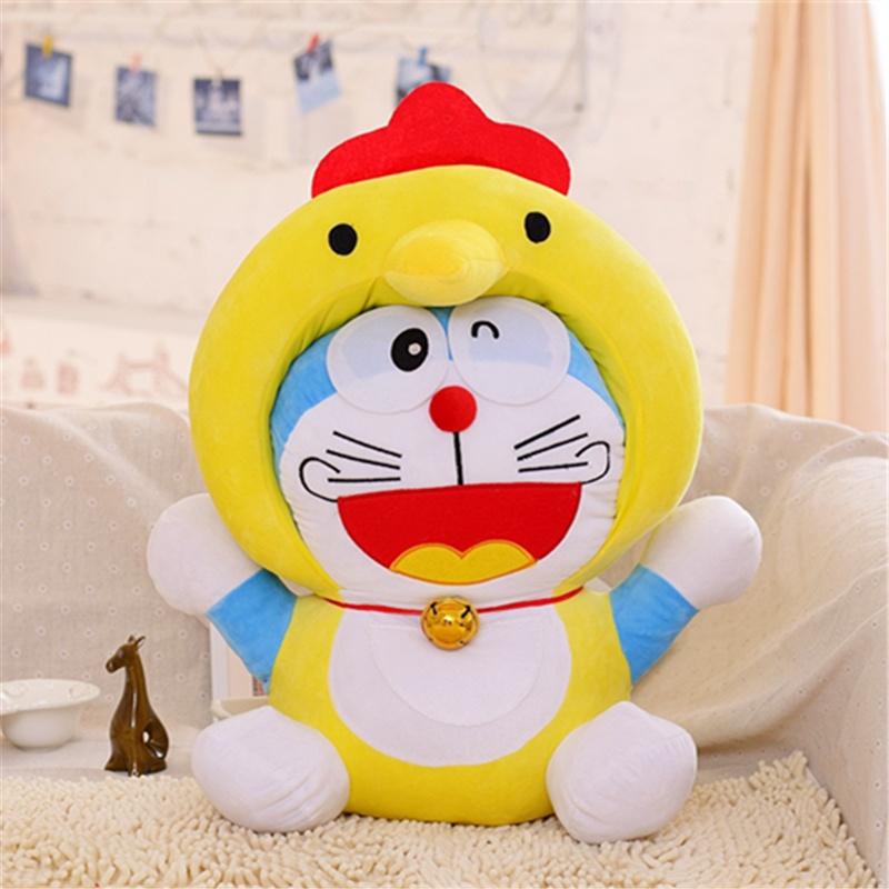 20-70cm Cartoon Creative Doraemon Zodiac Plush Fashion Style Home Decoration Software Pillow Anime Doraemon Juguetes del zodiaco