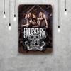 Halestorm Классический Постер Ржавая Металлическая Табличка Ретро Декоративная Тарелка Бар Мужская Берлога Гараж Клуб Металлическая Вывеска Настенное Украшение