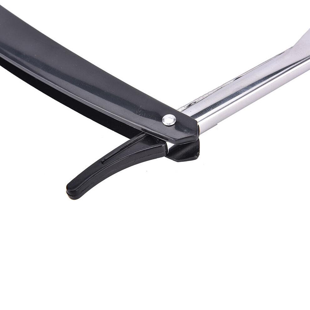 Парикмахерская бритва с прямым лезвием из нержавеющей стали, складной нож для бритья, мужской складной нож для бритья