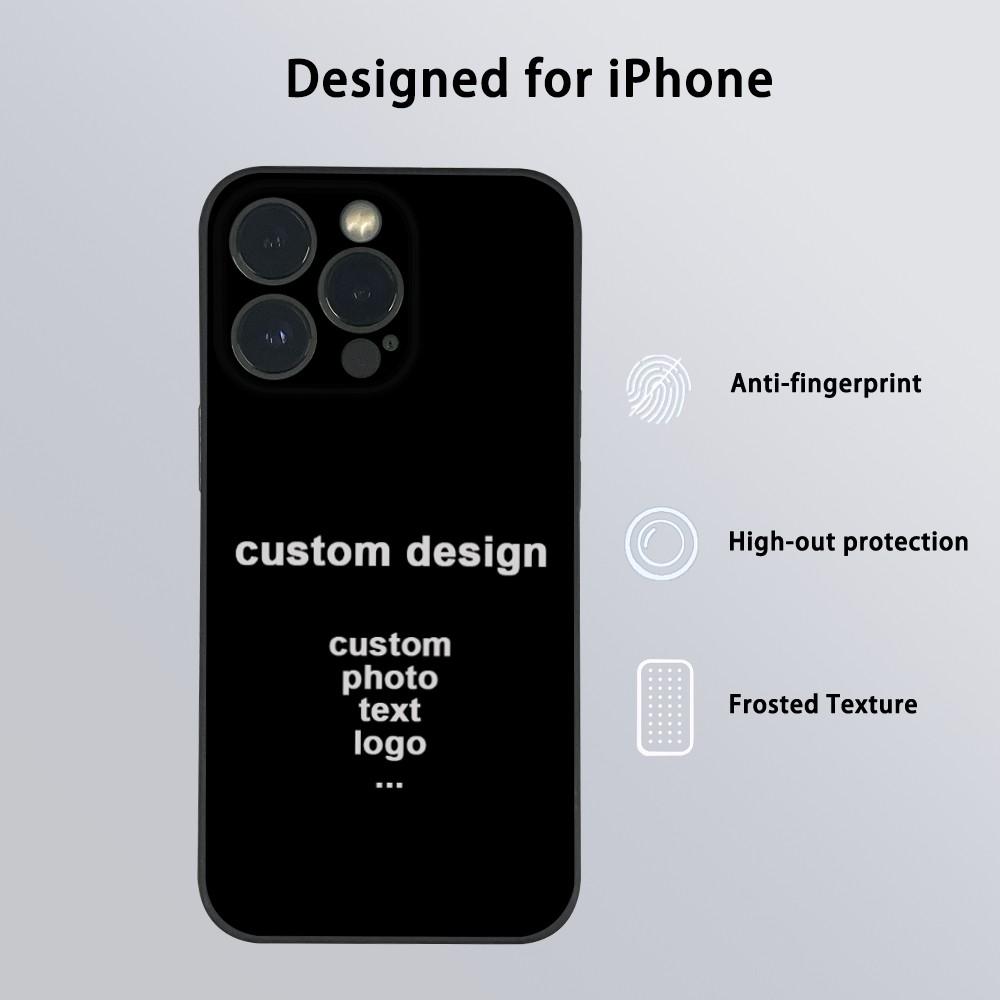 Персонализированный чехол для телефона с фото на заказ Для iPhone 16 15 14 13 Pro Max Plus Mini Матовый Мягкий чехол Funda