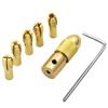 7pcs/set 2.0/2.35/3.17mm Brass for Dremel Collet Mini Drill Chucks for Electric Motor Shaft Drill Bit Tool Drill Chuck Adapter