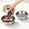 Stainless Steel Slow Feeder Dog Bowl Anti-Choking Anti-tip Non-slip Slow Eating Pet Feeding Bowl for Small Medium Breed
