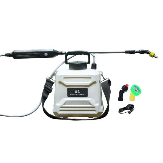 1.3 Gallon/2.1 Gallon Electric Sprayer Built-in 18650mAh Rechargeable Battery Sprayer Garden Sprayer with Telescopic Spray Wand for Plant Watering