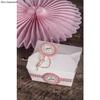Rosette en papier - sct.-LS - 40cm - Blanc - Décoration de fête - A suspendre
