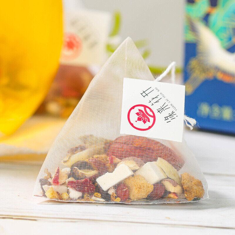 Чай из семян ююбы и лилии пория - легкий чай для здорового сна, расслабляющая травяная смесь 120 г