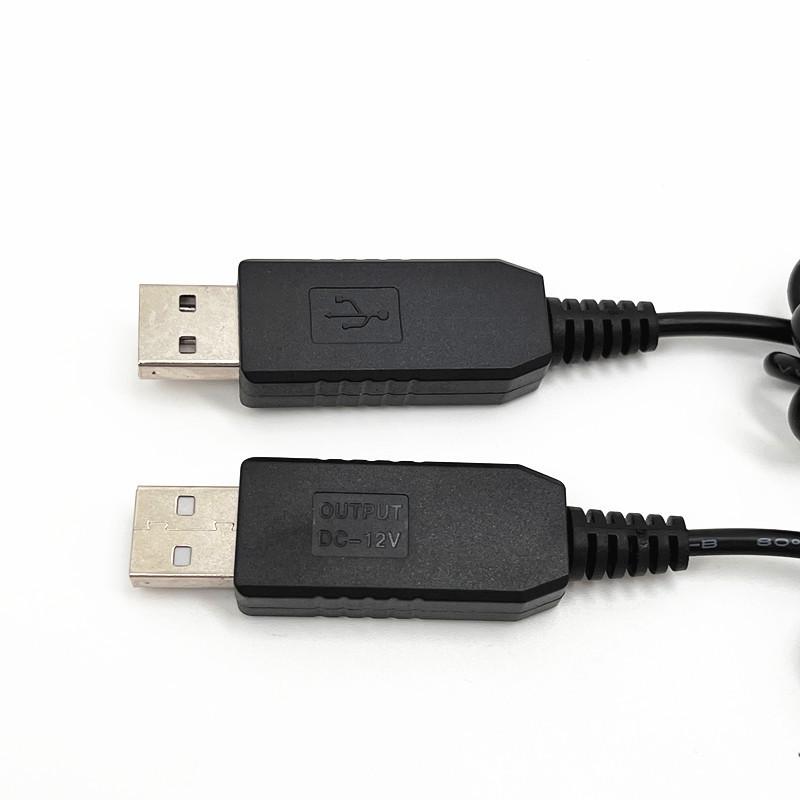 Кабель-коннектор WiFi to Power Bank 5.5*2.1мм DC 5В на 9/12В USB Кабель Повышающий преобразователь для WiFi устройств