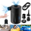 Portable Electric Outdoor Inflatable Pump With 5200mAh Battery Portable Air Mattress Pump Rechargeable Mini Inflator Air Pump for Inflatables Pool