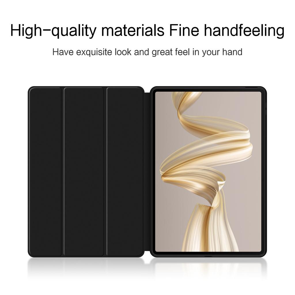 Для Huawei MatePad Pro 12.2 (2024) Чехол из искусственной кожи TPU с задней крышкой Trifold Stand Tablet Cover