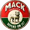 One Piece Vintage Mack Trucks Bulldog Metal Sign (1 Pack, 8"x8") - Vintage Wall Art for Home, Room, Restaurant, Bar, Cafe