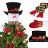 Christmas Supplies Top Hat Hanging DIY Snowman Ornament Xmas Tree Decoration
