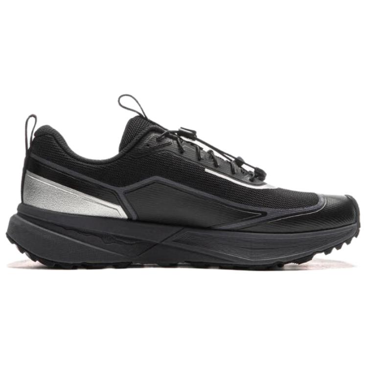 Li Ning CF Tracing Walking Landscape Скользкие, износостойкие, дышащие Низкие повседневные кроссовки Мужские Черные AHCV015-3