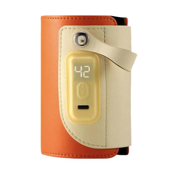 Чехол для подогрева бутылочек Портативный подогреватель детских бутылочек Быстрый нагрев USB Type C Интеллектуальный контроль температуры Подогреватель бутылочек