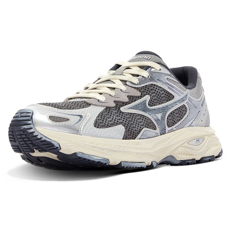 Mizuno Racer S Унисекс Серебристо-серый Белый D1GH223519
