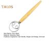 Danish Dough Whisk with Oak Handle Stainless Steel Flour Mixer Eggs Cream Mixing Rods Flour Cake Stirrer Kitchen Baking