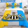 3PCS United Crest Printed Soft Bedding Set,Including 1pc Duvet Cover And 2pcs Pillowcases Perfect for Bedroom, Dormitory, Fan gift