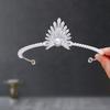 Simple Design Wedding Bride Crown Crystal Rhinestone Princess Crown  Wedding Ceremony