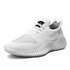 New fly-woven fashion sneakers men's trend breathable mesh men's shoes outdoor casual shoes men's platform large size men's shoes