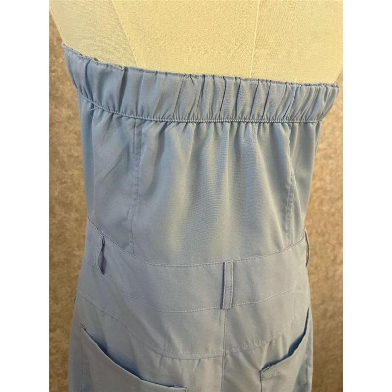 High Street сексуальные комбинезоны с открытыми плечами женские без бретелек пуговицы Y2k брюки-карго женские корейские карманы дизайн повседневный комбинезон