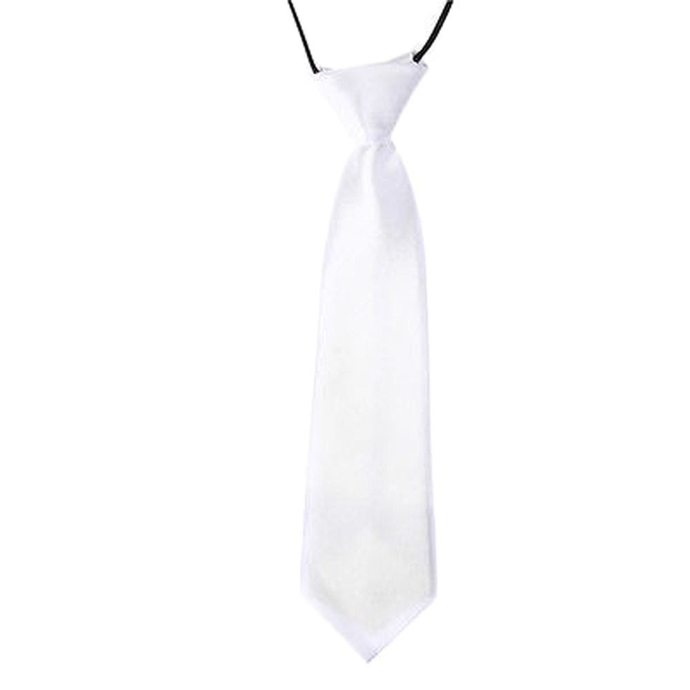 Shirt Accessories For Kids for Wedding Solid Color Children Tie School Uniform Tie Elastic Necktie