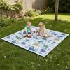 Portable Non-Slip Mat Large Size Children's Play Mat Waterproof Floor Mat  Baby Feeding Time