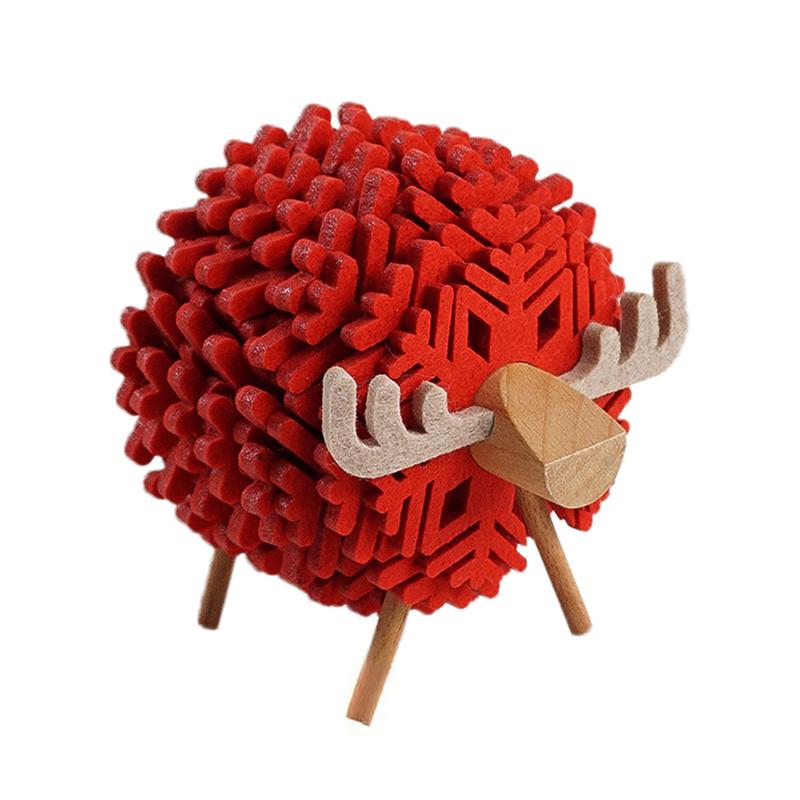 Подставка для чая, водопоглощающая подставка в виде ягненка, настольные украшения, фетровый коврик, настольный коврик