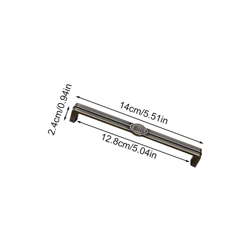 1 шт. Винтажный китайский иероглиф «Фу» ручки для кухонного шкафа ручки для ящиков дверцы шкафа