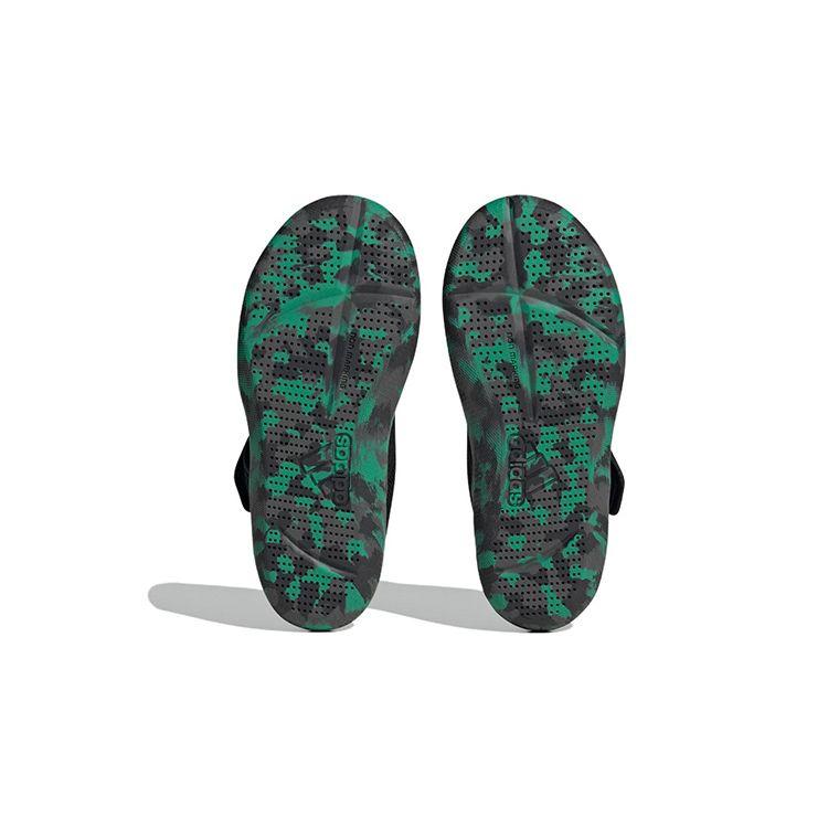 Adidas Altaventure 2.0 Простые Удобные Нескользящие Прочные Сандалии Детские Сандалии Черные Зеленые FZ6510