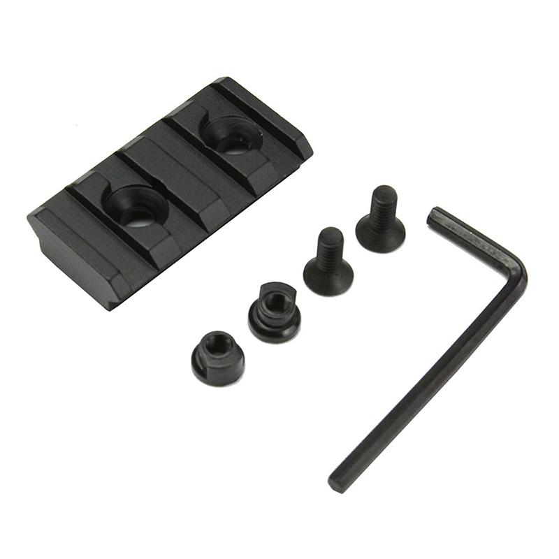 F016 Нейтральный Keymod Металлическая направляющая полоса Охотничий тактический алюминиевый слот